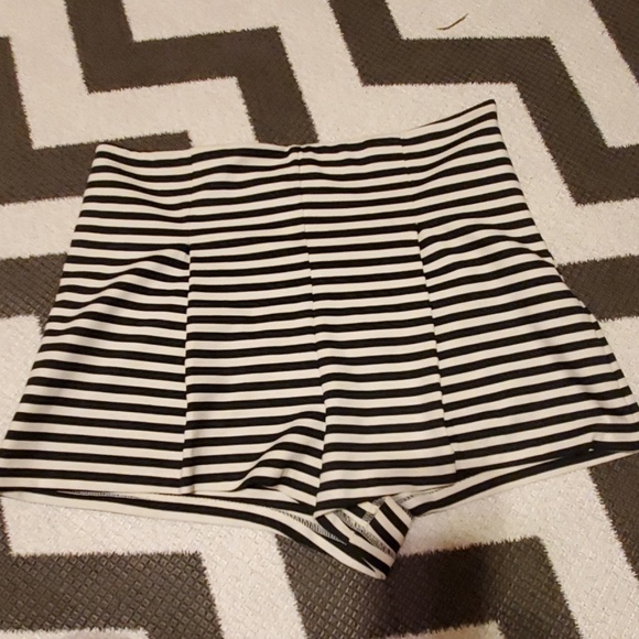 Free People Pants - Free people high rise striped shorts